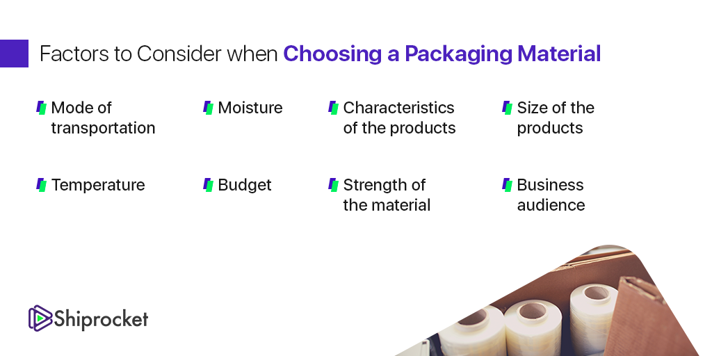 5 Materials To Consider When Packaging Products