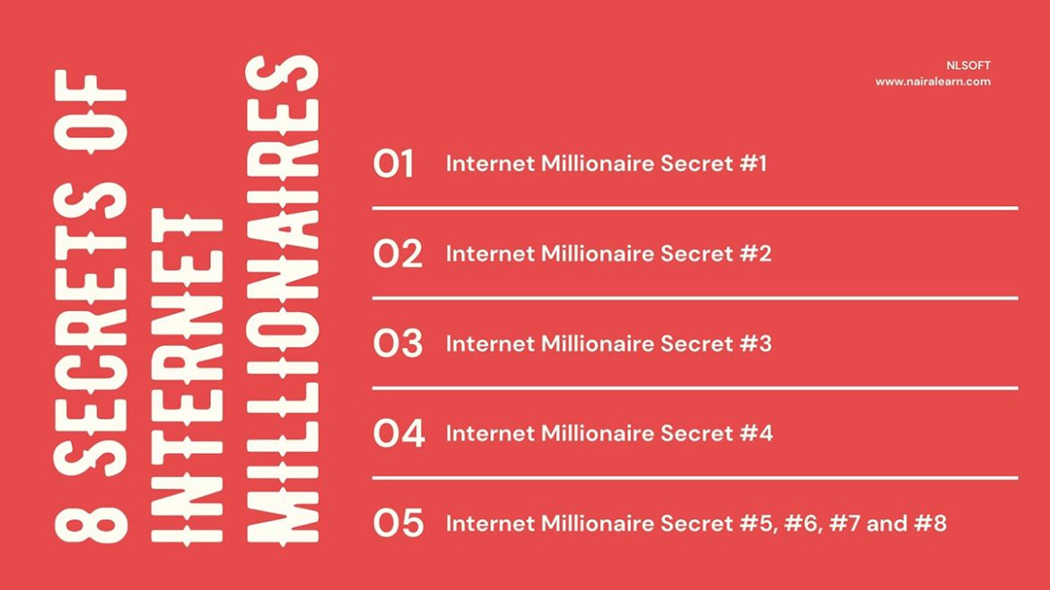 5 Things Internet Marketing Millionaires Do