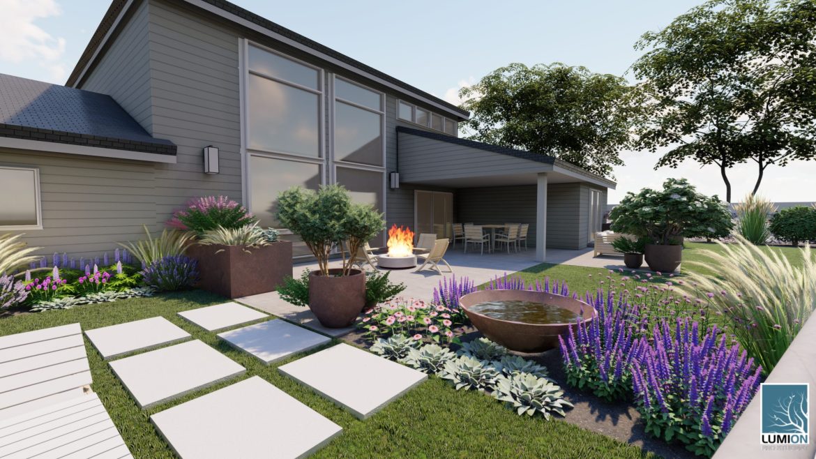 Make The House Look More Beautiful And Follow The HOA Standard Landscape Design Concept